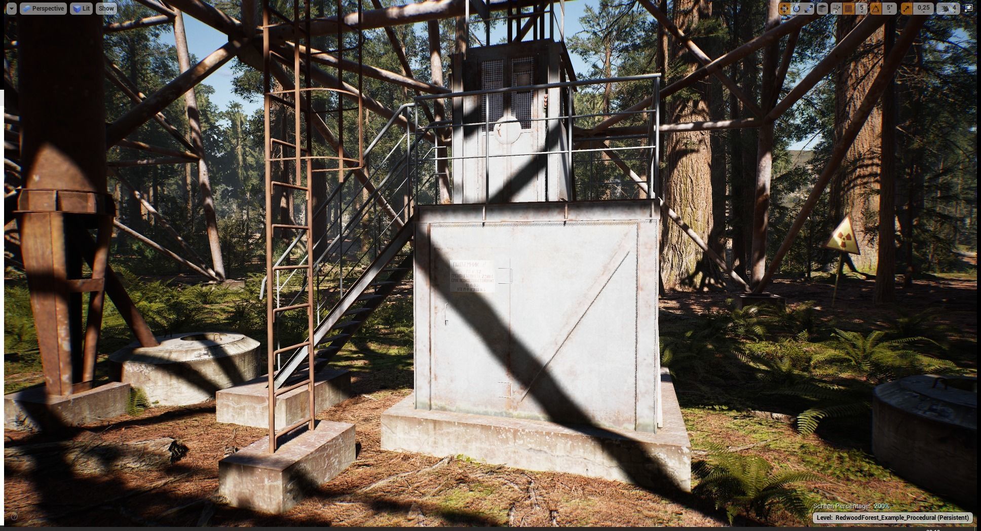 ZGRLS DUGA PRIPYAT CHERNOBYL - 2 GAME READY Low-poly 3D model_7