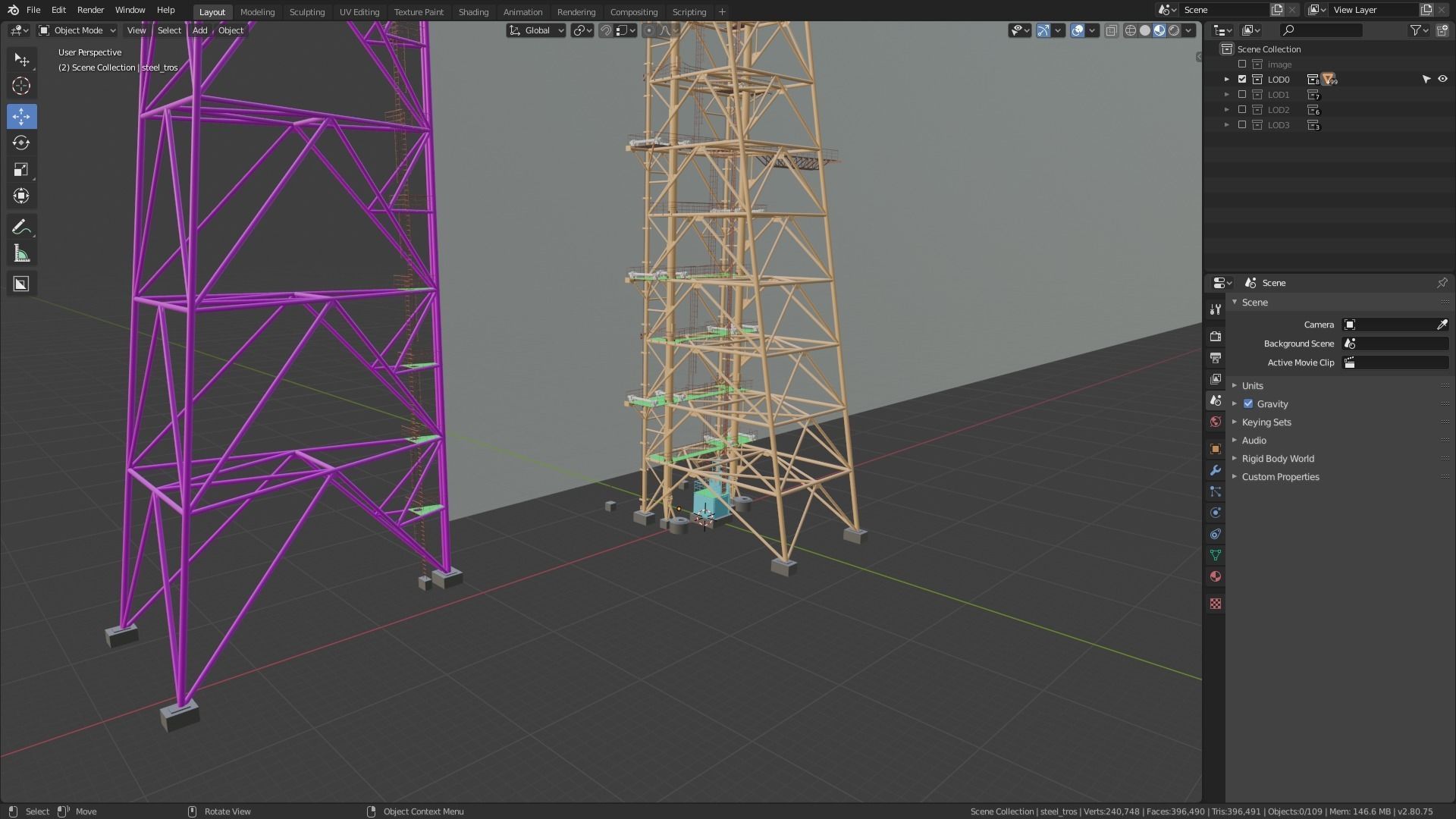 ZGRLS DUGA PRIPYAT CHERNOBYL - 2 GAME READY Low-poly 3D model_25