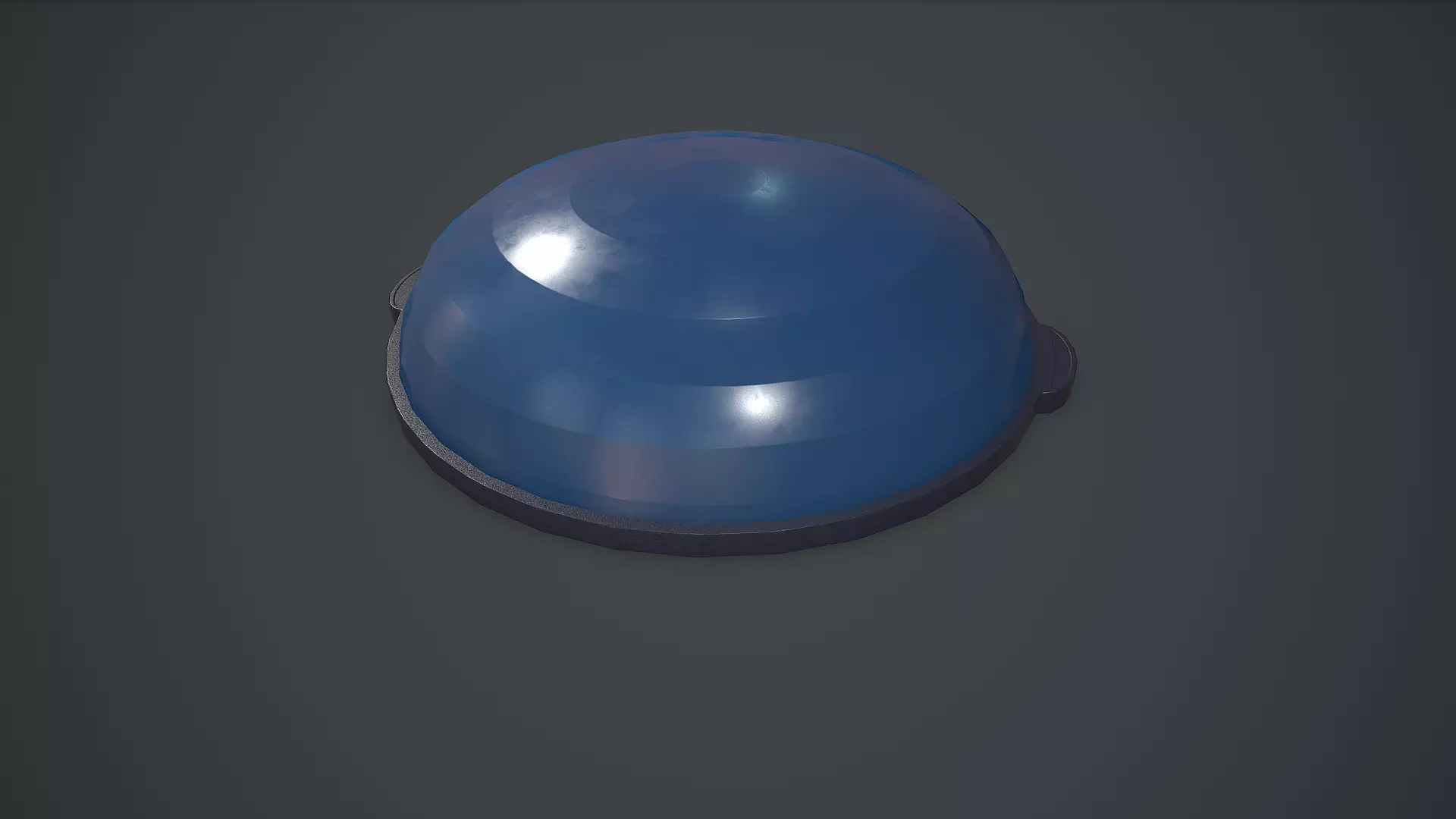 Bosu Balance Ball PBR VR Low-poly 3D model_0
