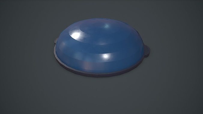 Bosu Balance Ball PBR VR Low-poly 3D model