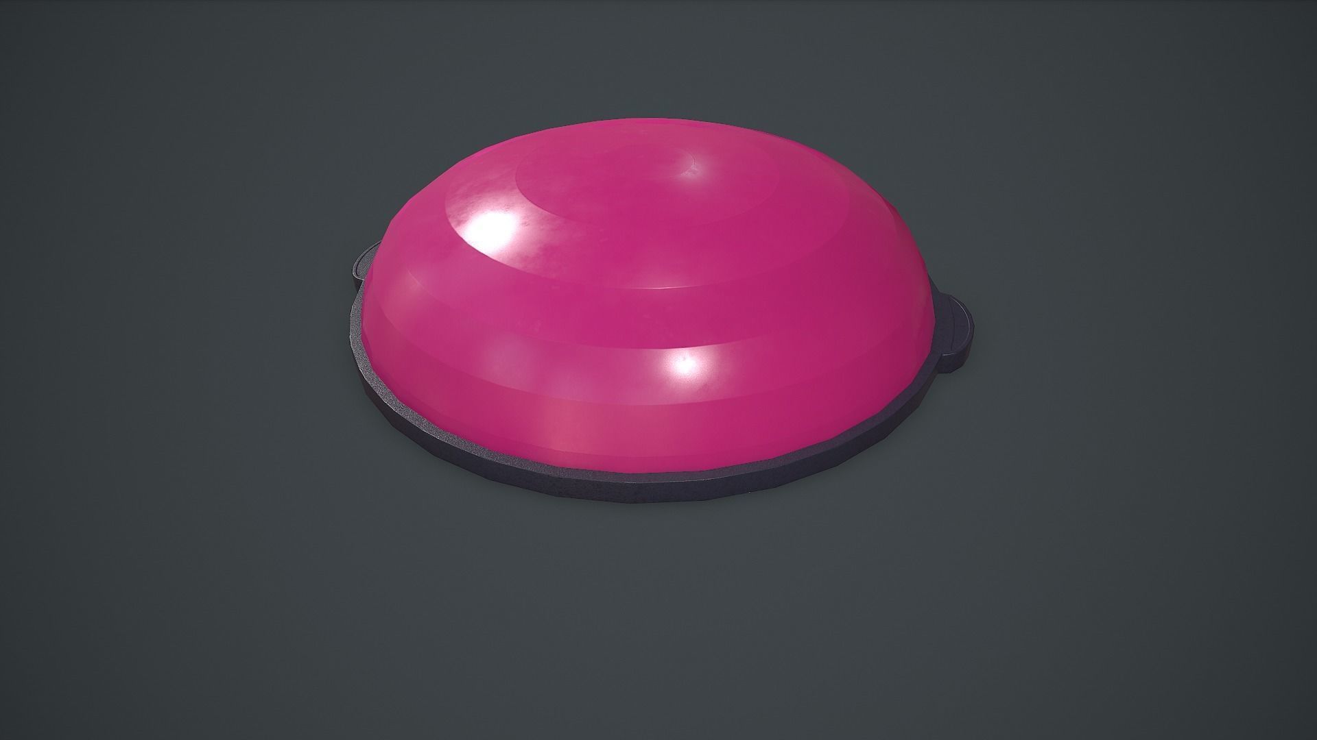 Bosu Balance Ball PBR VR Low-poly 3D model_3