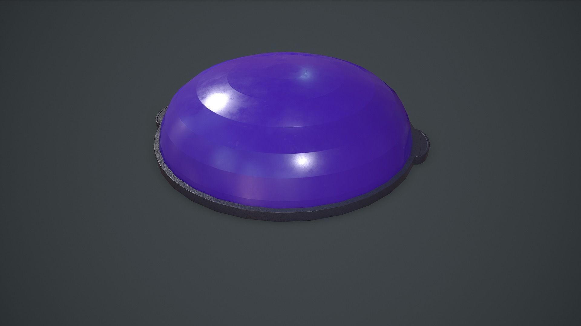 Bosu Balance Ball PBR VR Low-poly 3D model_4