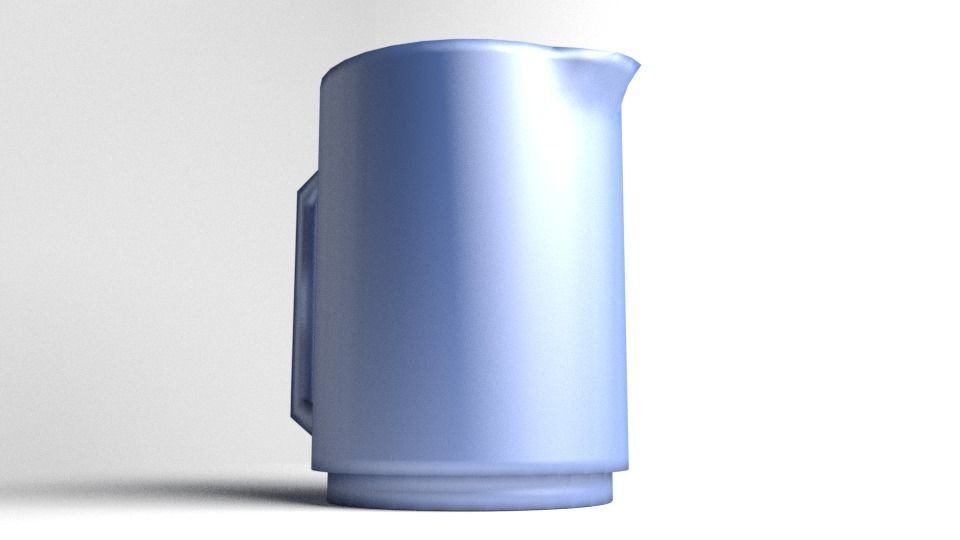 Jug Plastic 3D model_1