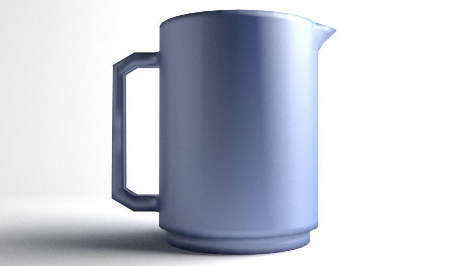 Jug Plastic 3D model_2
