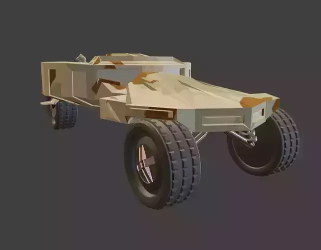 Mud Racer Sports Car Off-Road Free 3D model