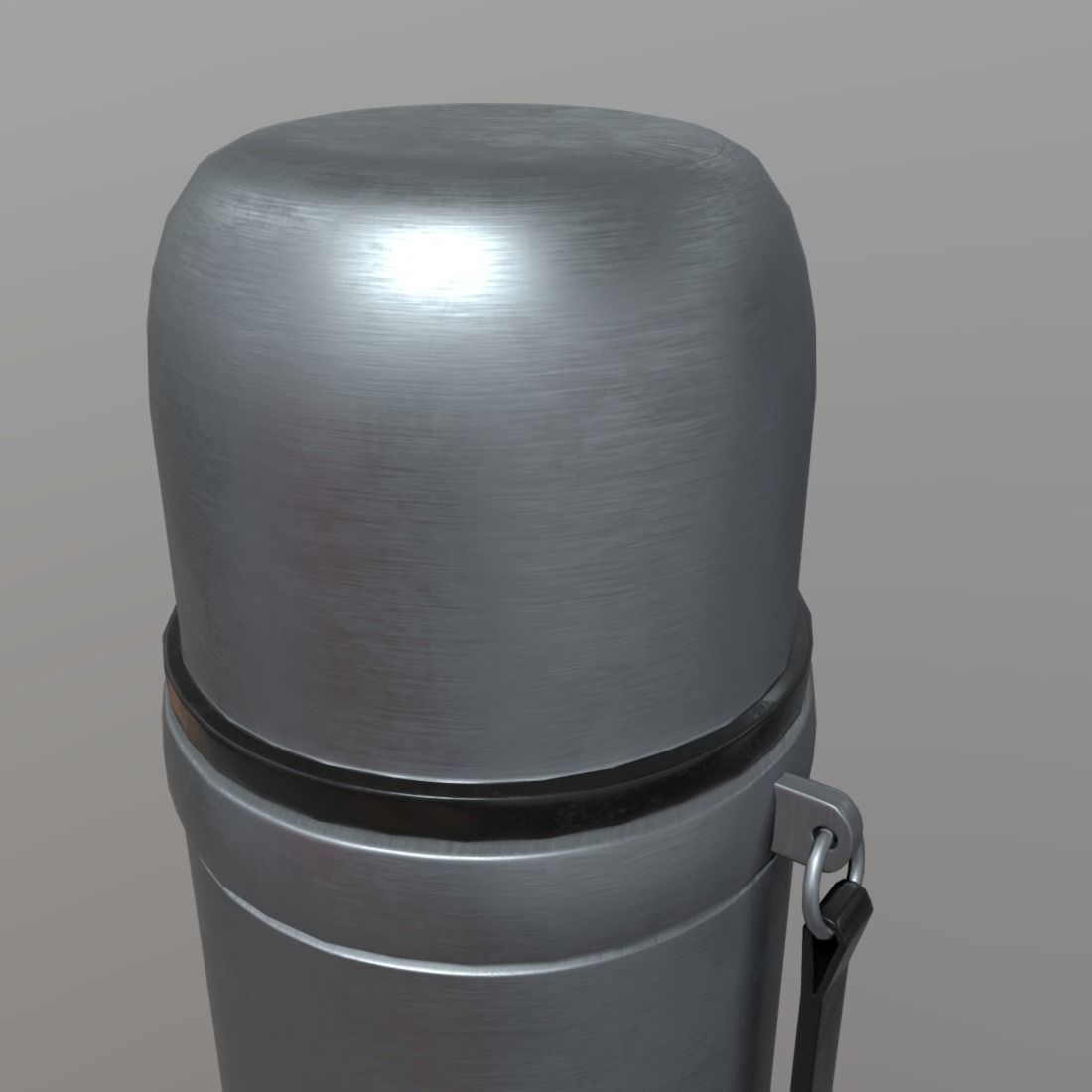 Thermos Low-poly 3D model_9