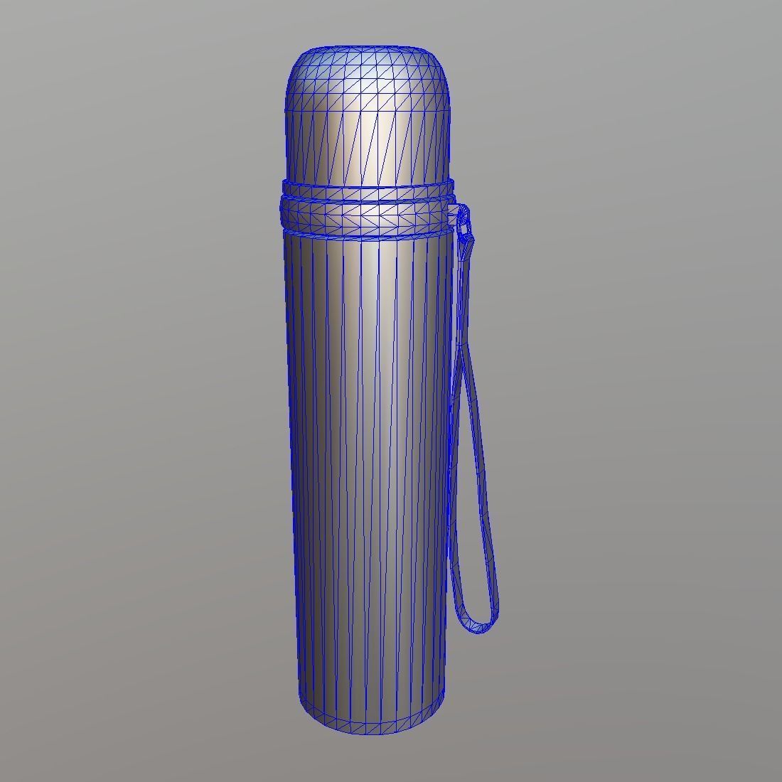 Thermos Low-poly 3D model_1
