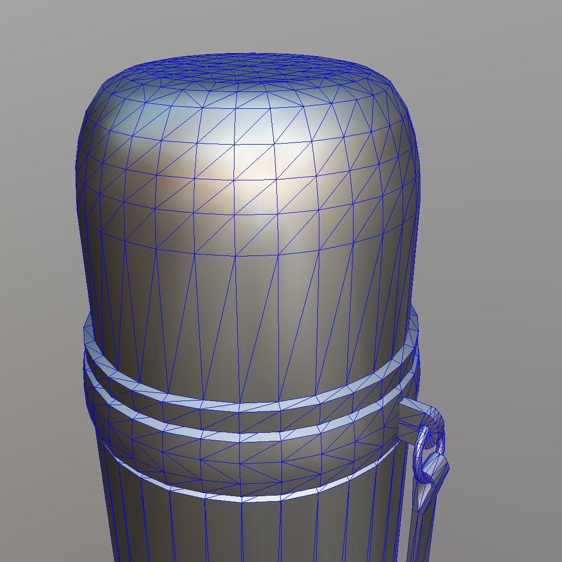 Thermos Low-poly 3D model_10