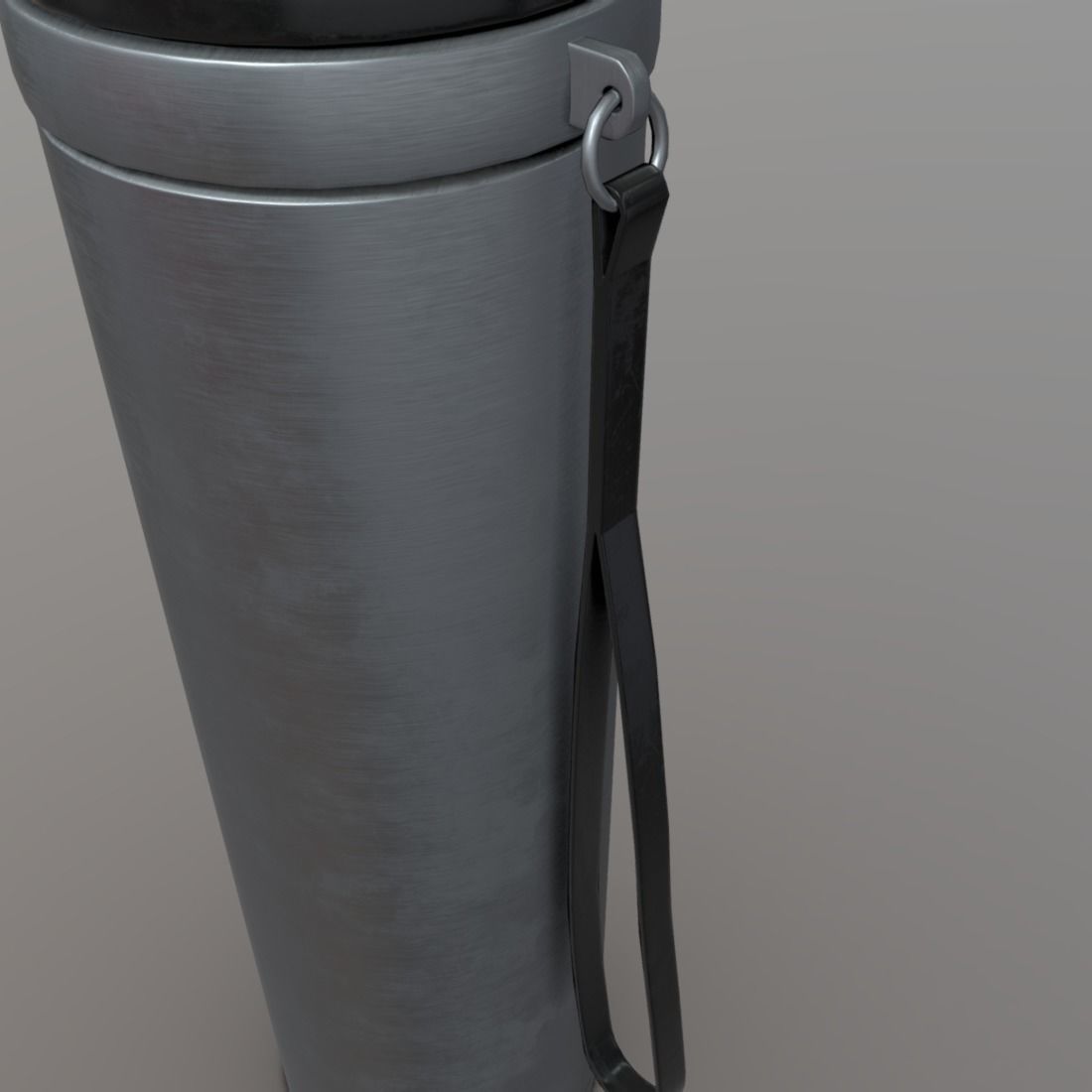 Thermos Low-poly 3D model_11
