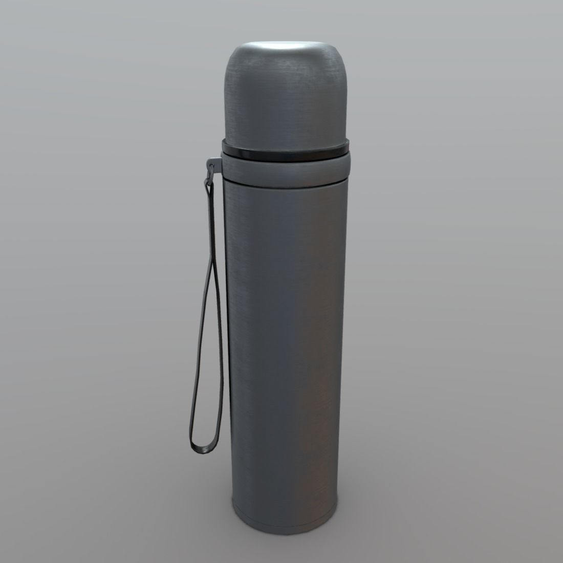 Thermos Low-poly 3D model_6