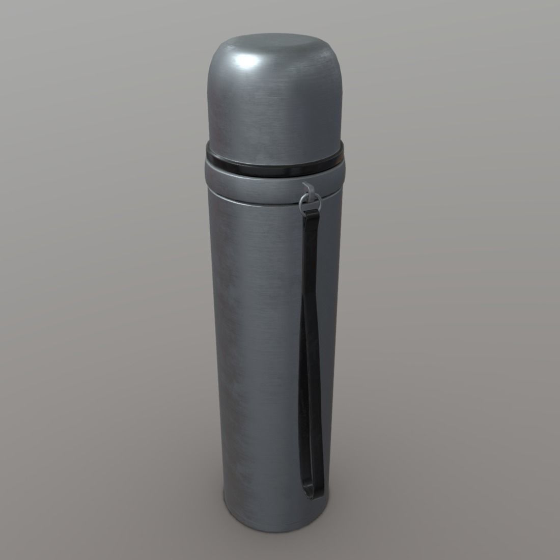 Thermos Low-poly 3D model_2