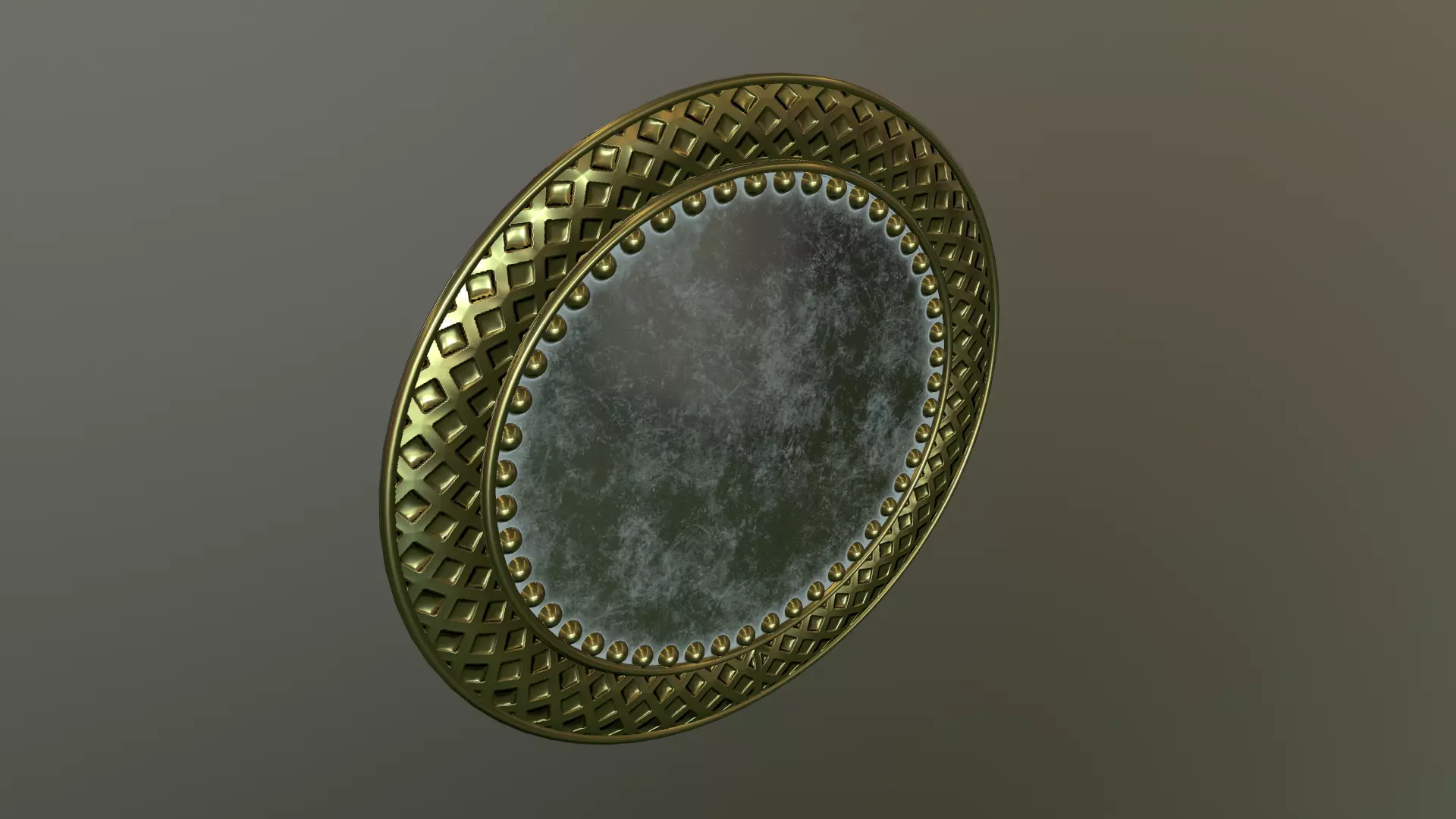 Fancy Old Mirror - PBR Free low-poly 3D model