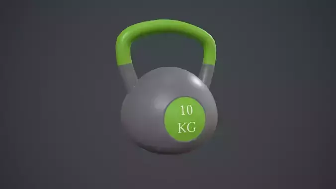 Kettlebell PBR VR Low-poly 3D model Kettlebell PBR VR Low-poly 3D model