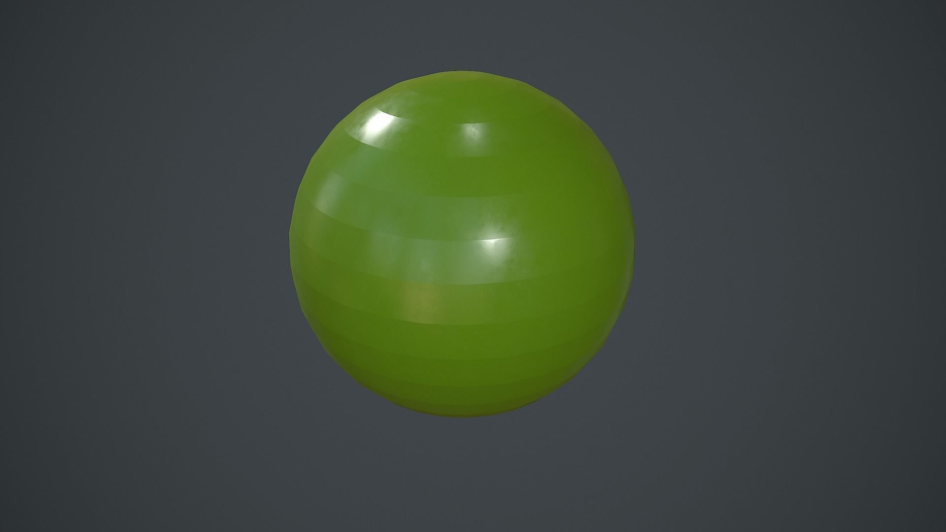 Swiss Yoga Ball PBR VR Low-poly 3D model_1