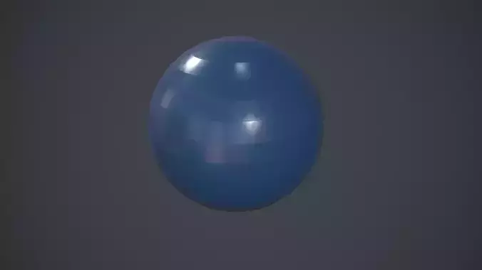 Swiss Yoga Ball PBR VR Low-poly 3D model