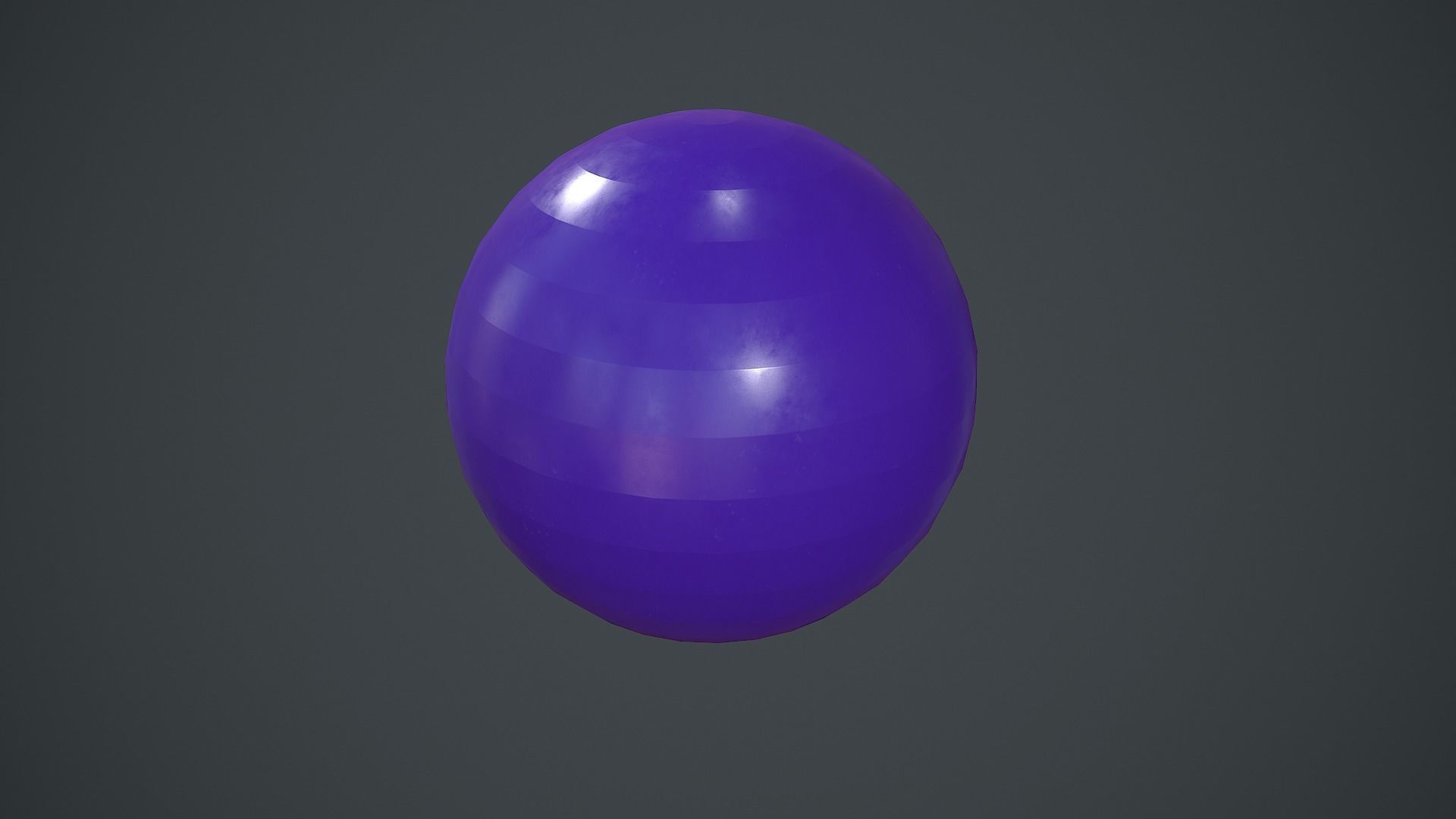Swiss Yoga Ball PBR VR Low-poly 3D model_4