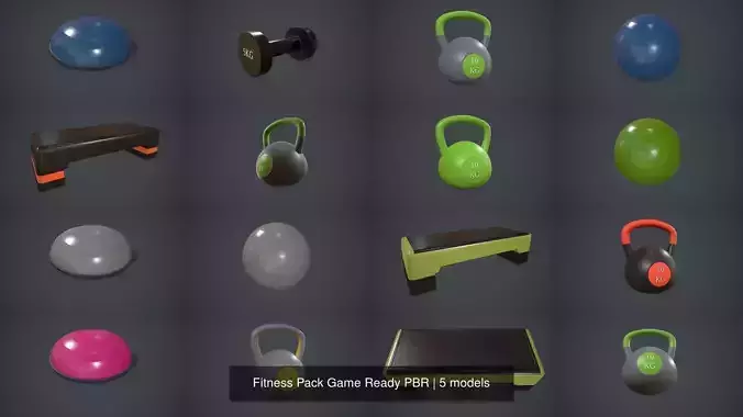 Fitness Pack Game Ready PBR