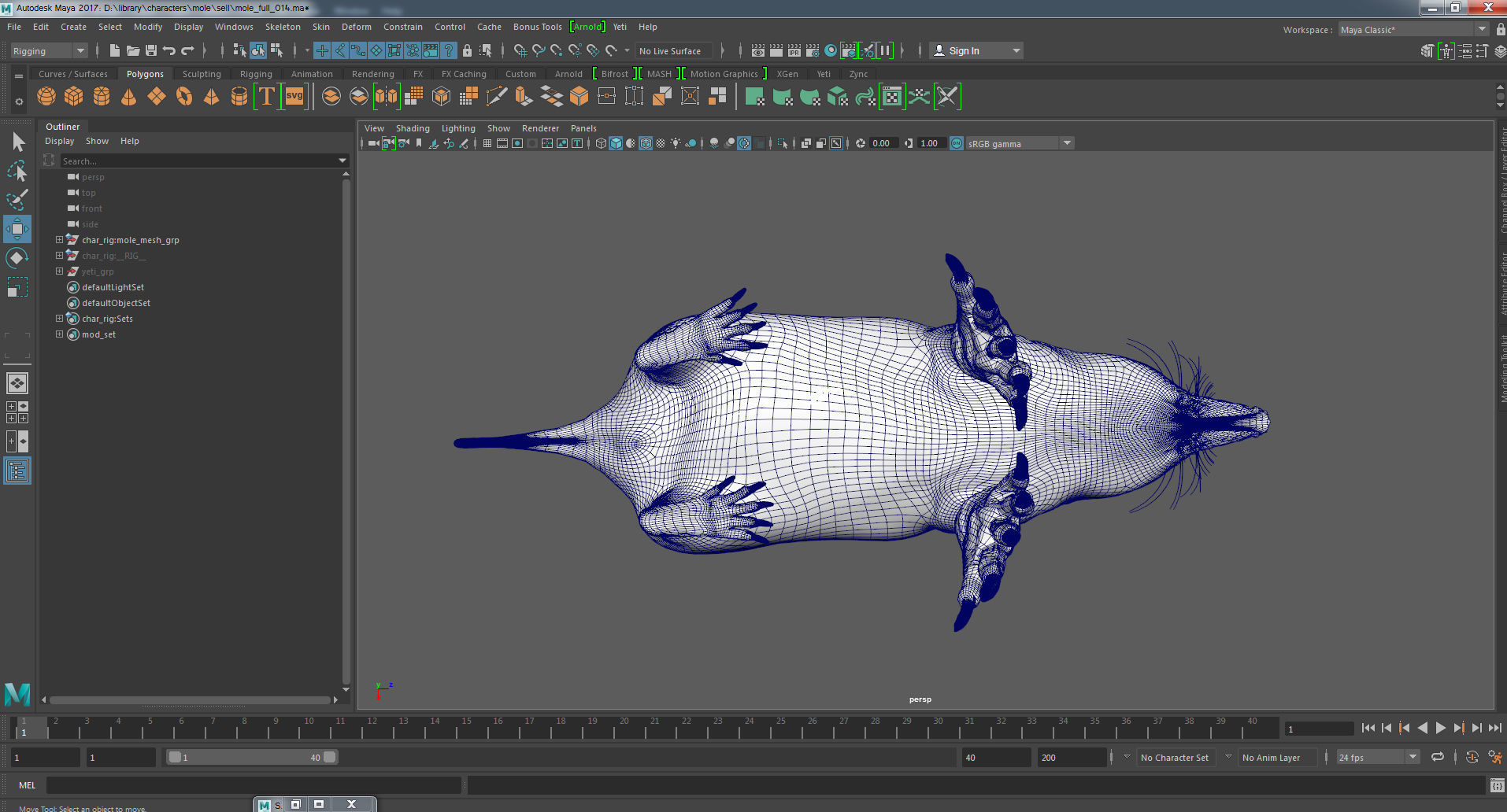 mole skin 3D model_10