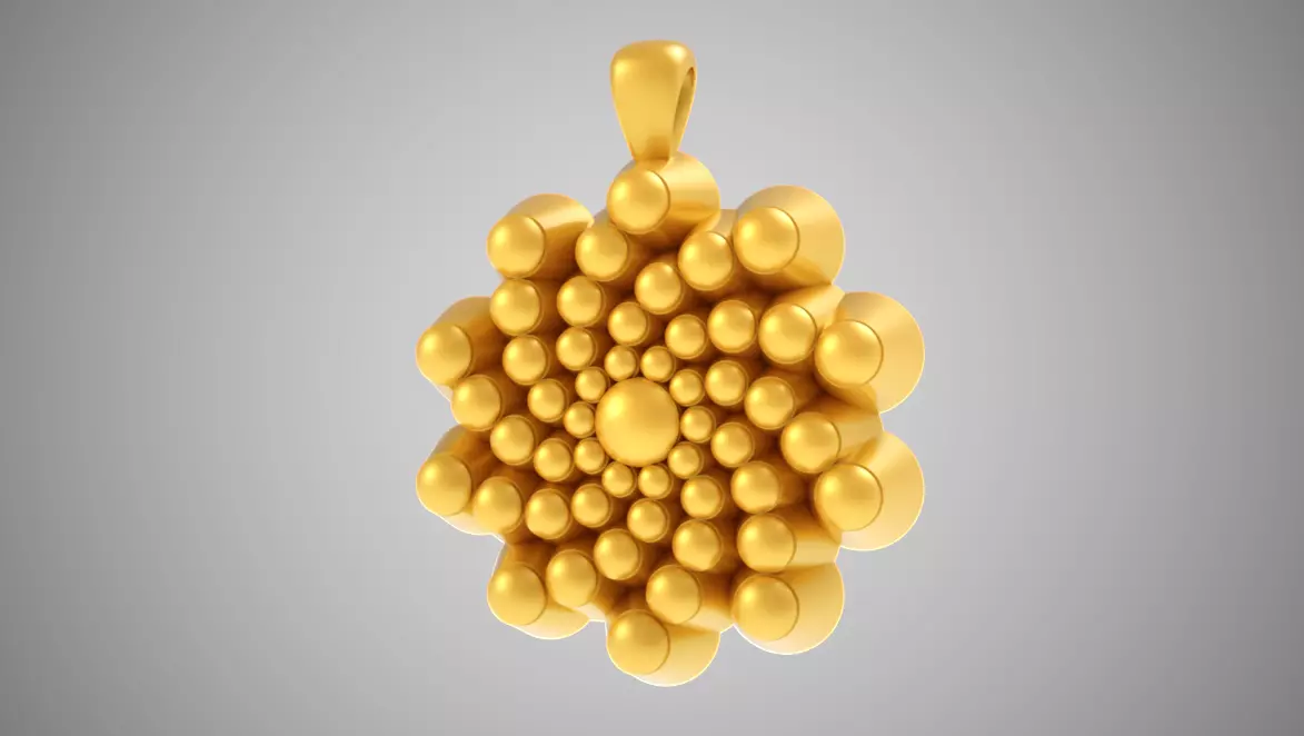 Milky Way Necklace 3D print model