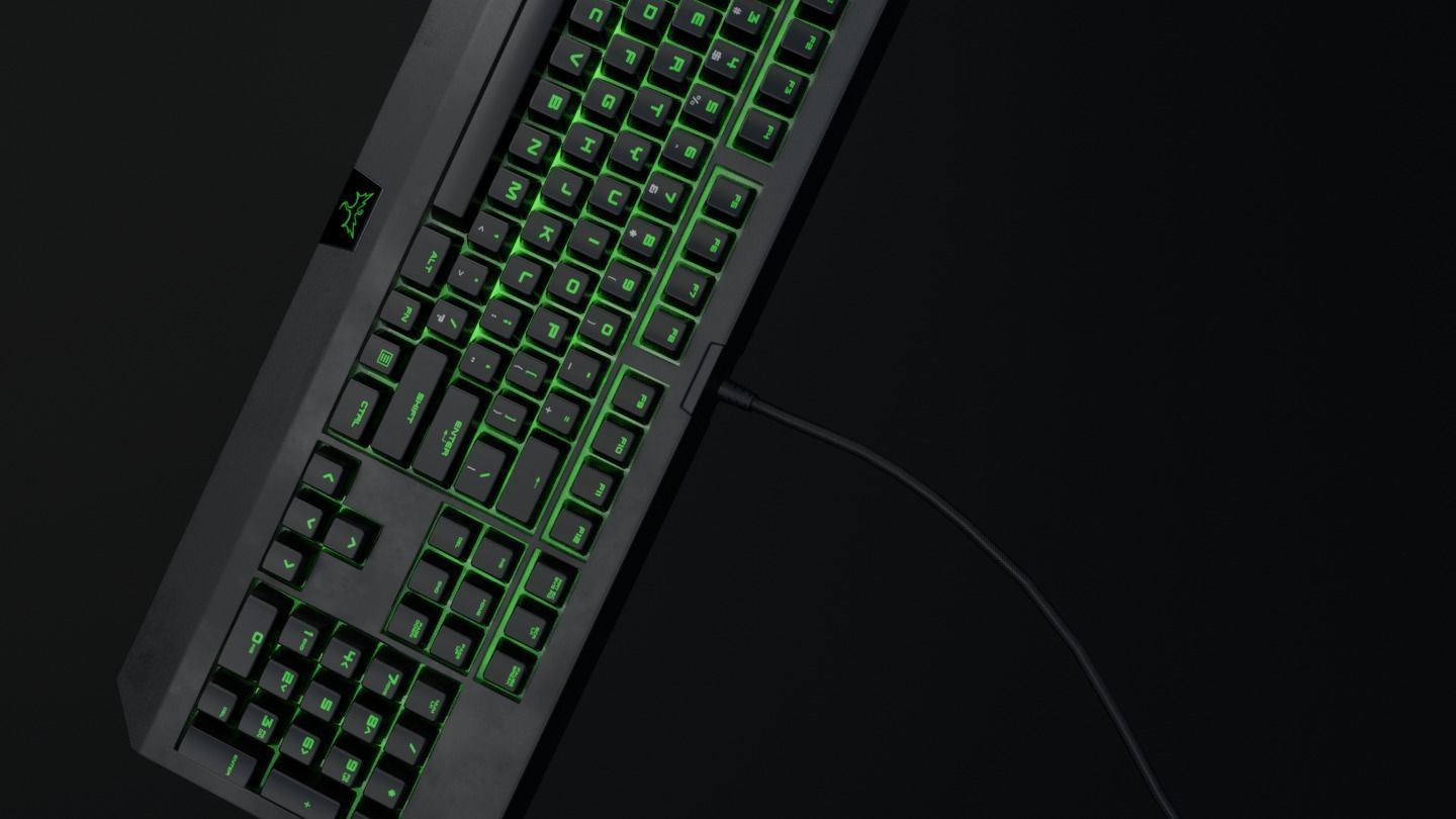 Keyboard Low-poly 3D model_5