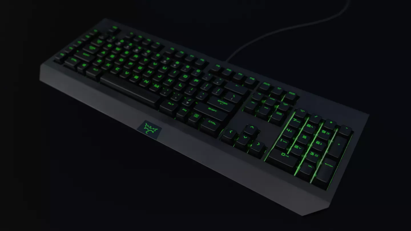 Keyboard Low-poly 3D model_0