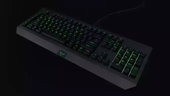 Keyboard Low-poly 3D model Keyboard Low-poly 3D model