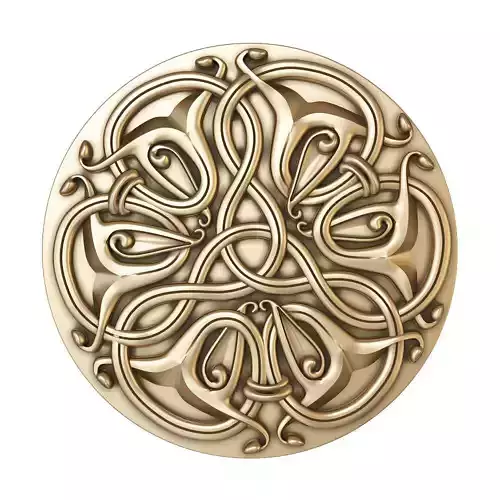 decorative rosette for cnc