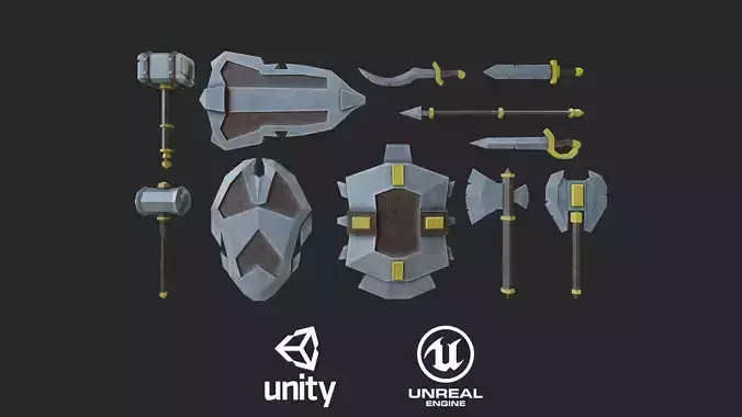 Stylized Medieval Weapons Collection 