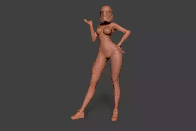 Clay Trooper Girl