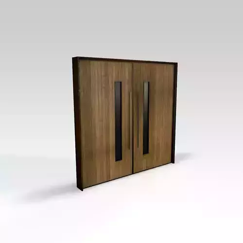 Modern Double Door  3D model