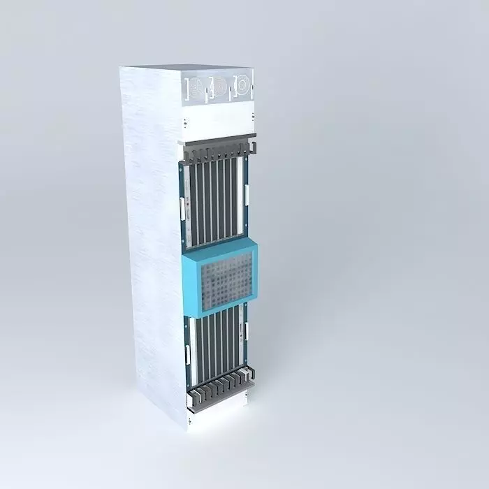 Cisco GXR-12x16 without cover plates 3D model_0