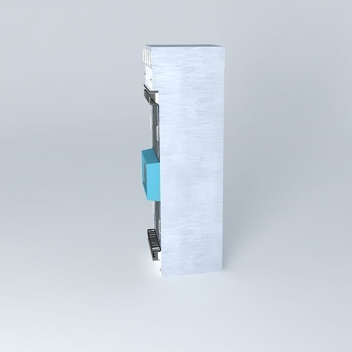 Cisco GXR-12x16 without cover plates 3D model_2