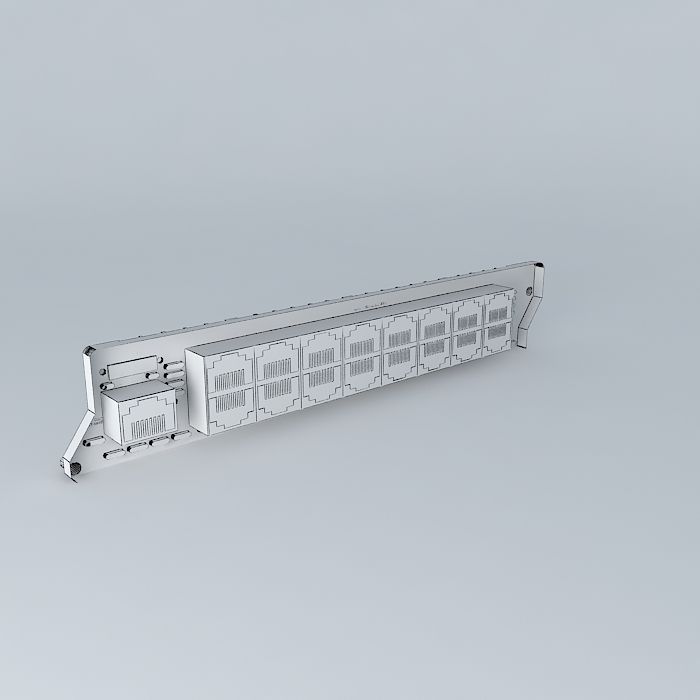 Cisco NM16-ESW with GE-Dcard-ESW 3D model_4