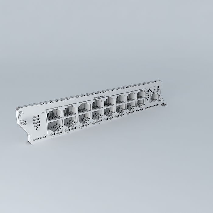 Cisco NM16-ESW with GE-Dcard-ESW 3D model_3