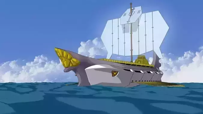 The Solaris toy ship on table 3D print model