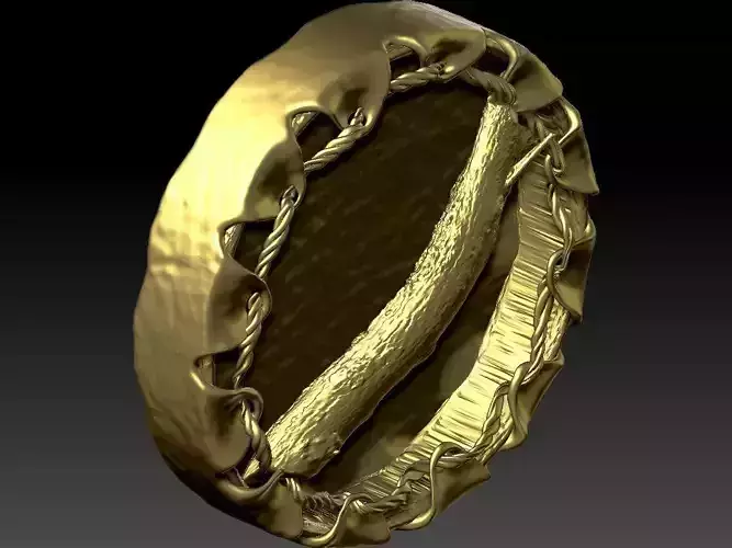 Shaman tambourine 3D print model