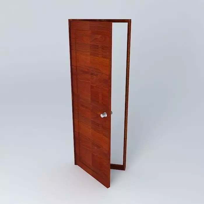 wooden doors Free 3D model