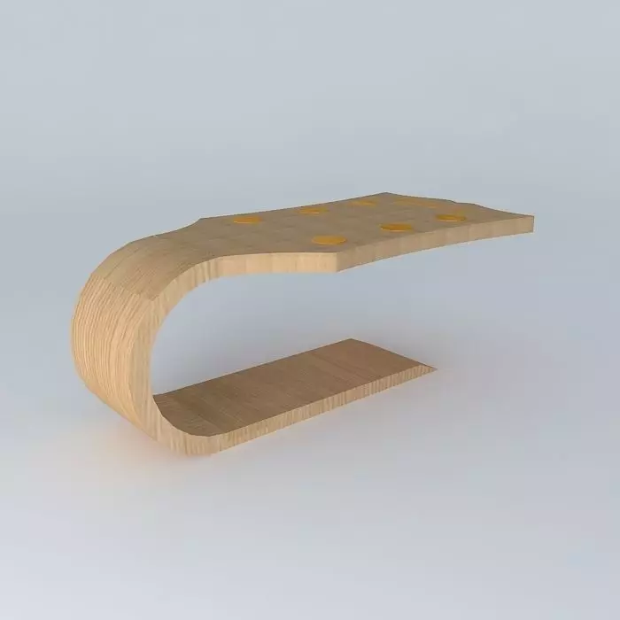 Gibson les paul coffetable Free 3D model_0