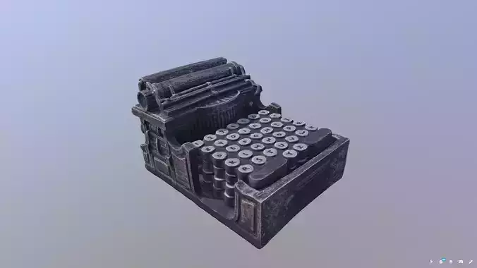 Typewriter Coaster Holder
