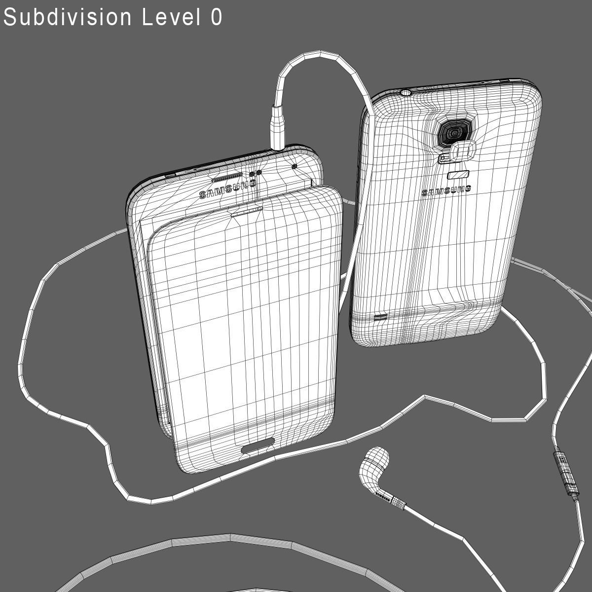 Phone Galaxy S 3D model_12