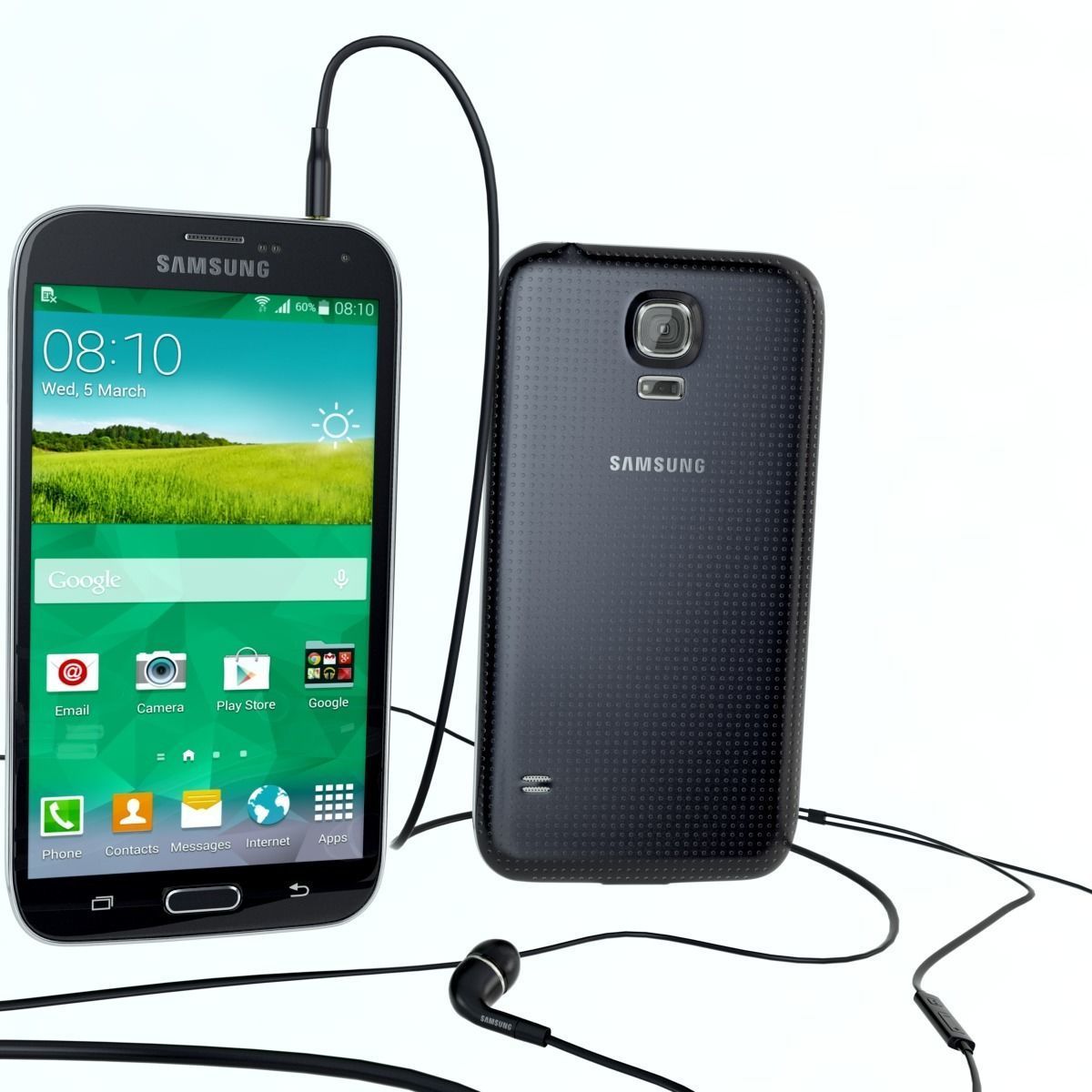 Phone Galaxy S 3D model_2