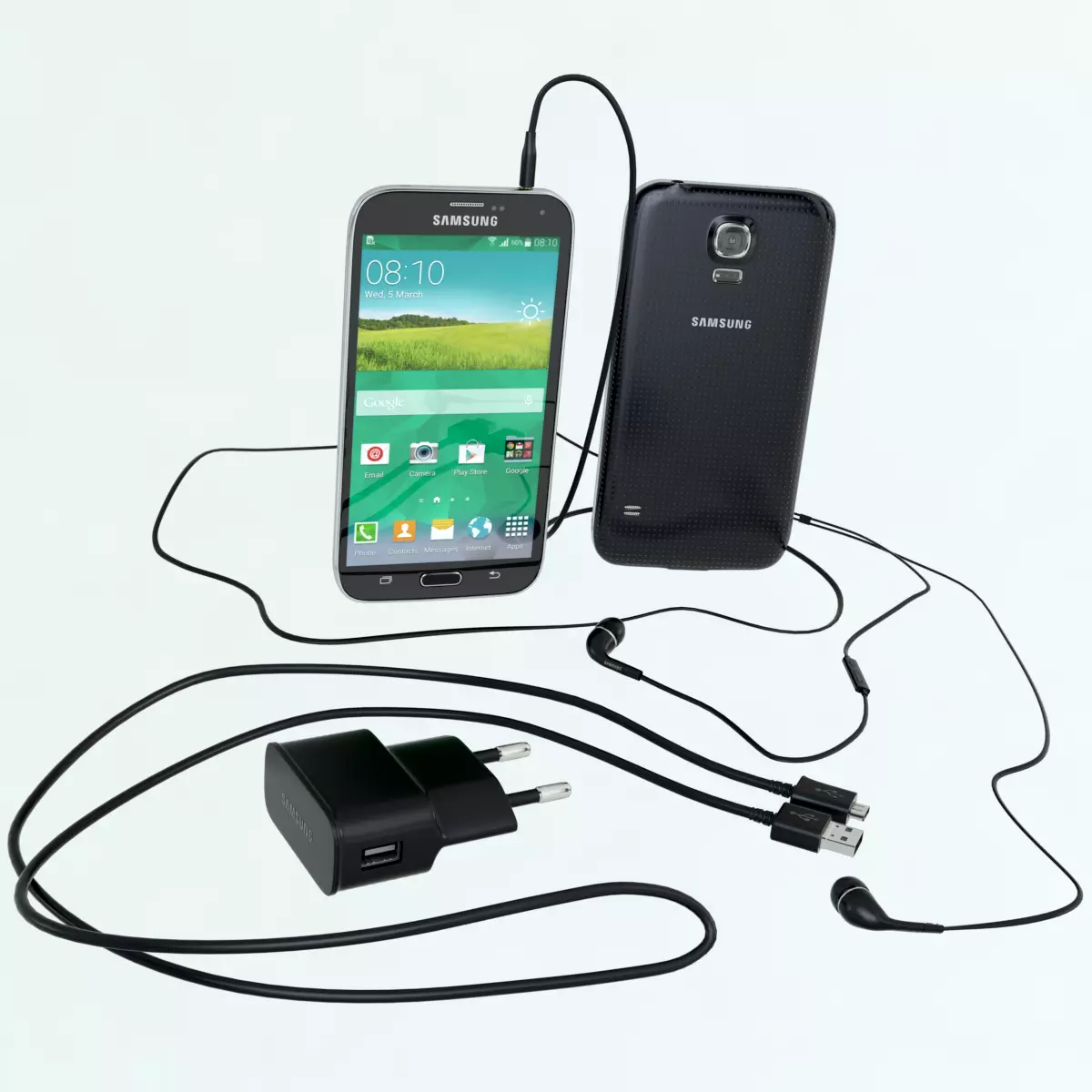 Phone Galaxy S 3D model_0