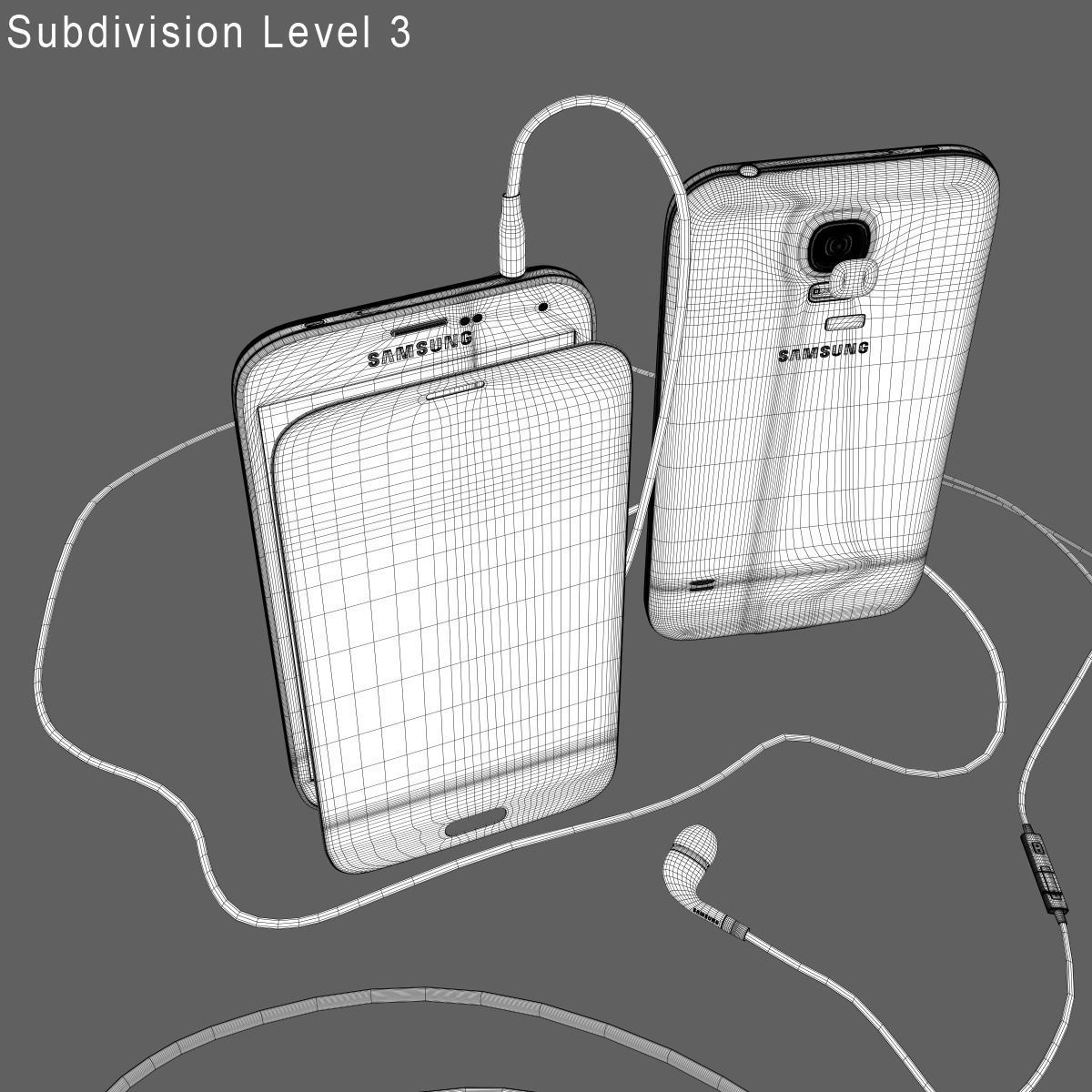 Phone Galaxy S 3D model_13