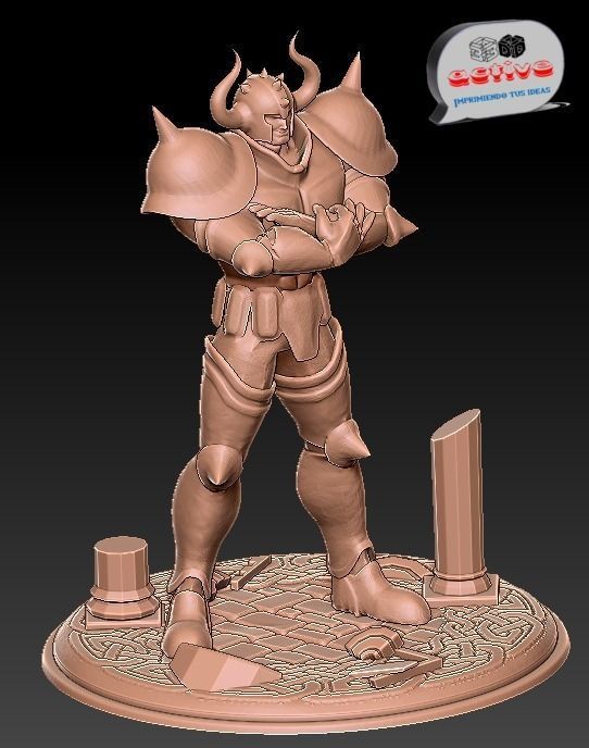 Saint Seiya - Aldebaran Taurus 3D print model_3