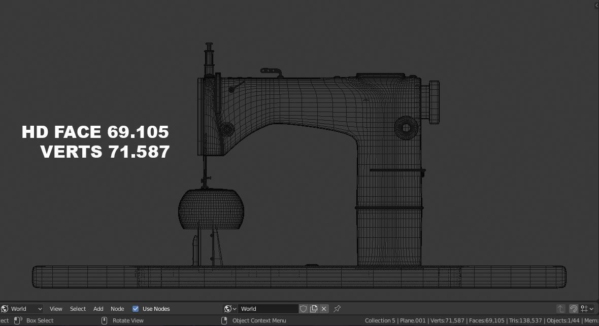 SEWING MACHINE 3D model_6