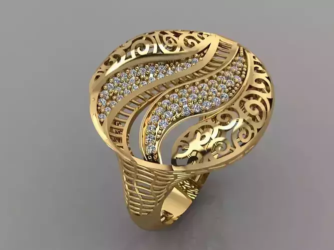 GC GOLD Y0075- Diamond Ring 