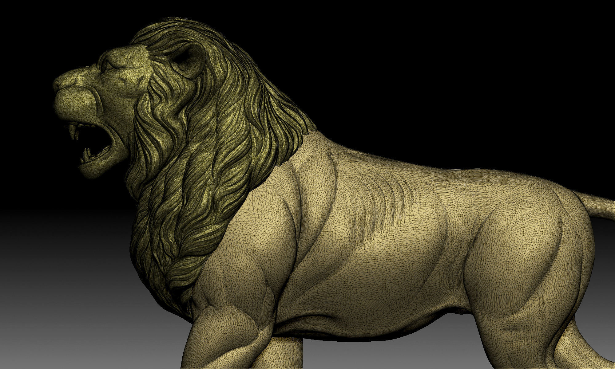 Lion Idol 3D print model_10