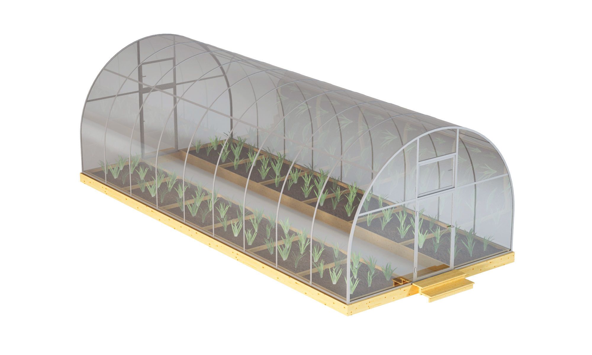 Greenhouse 3D model_1