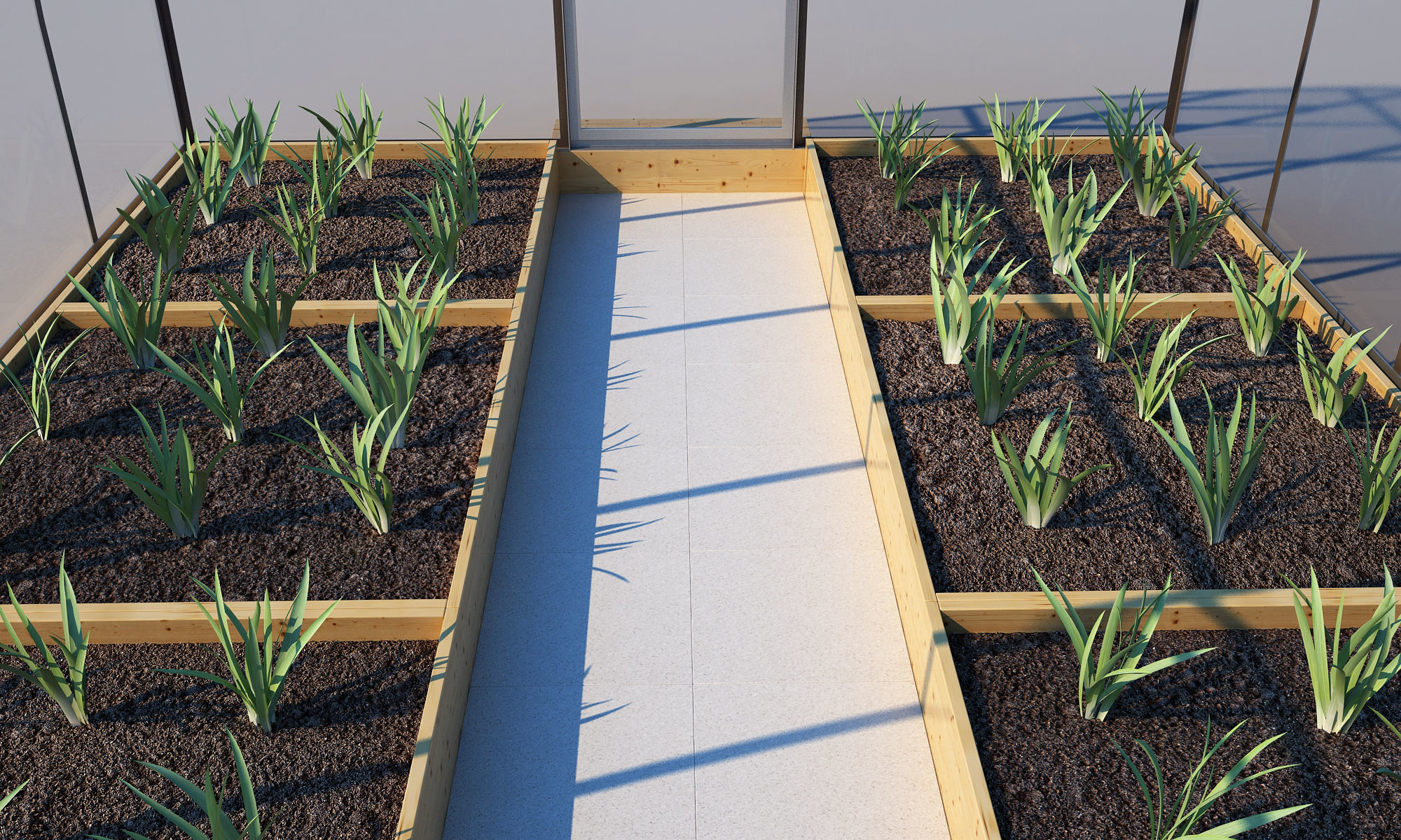 Greenhouse 3D model_8