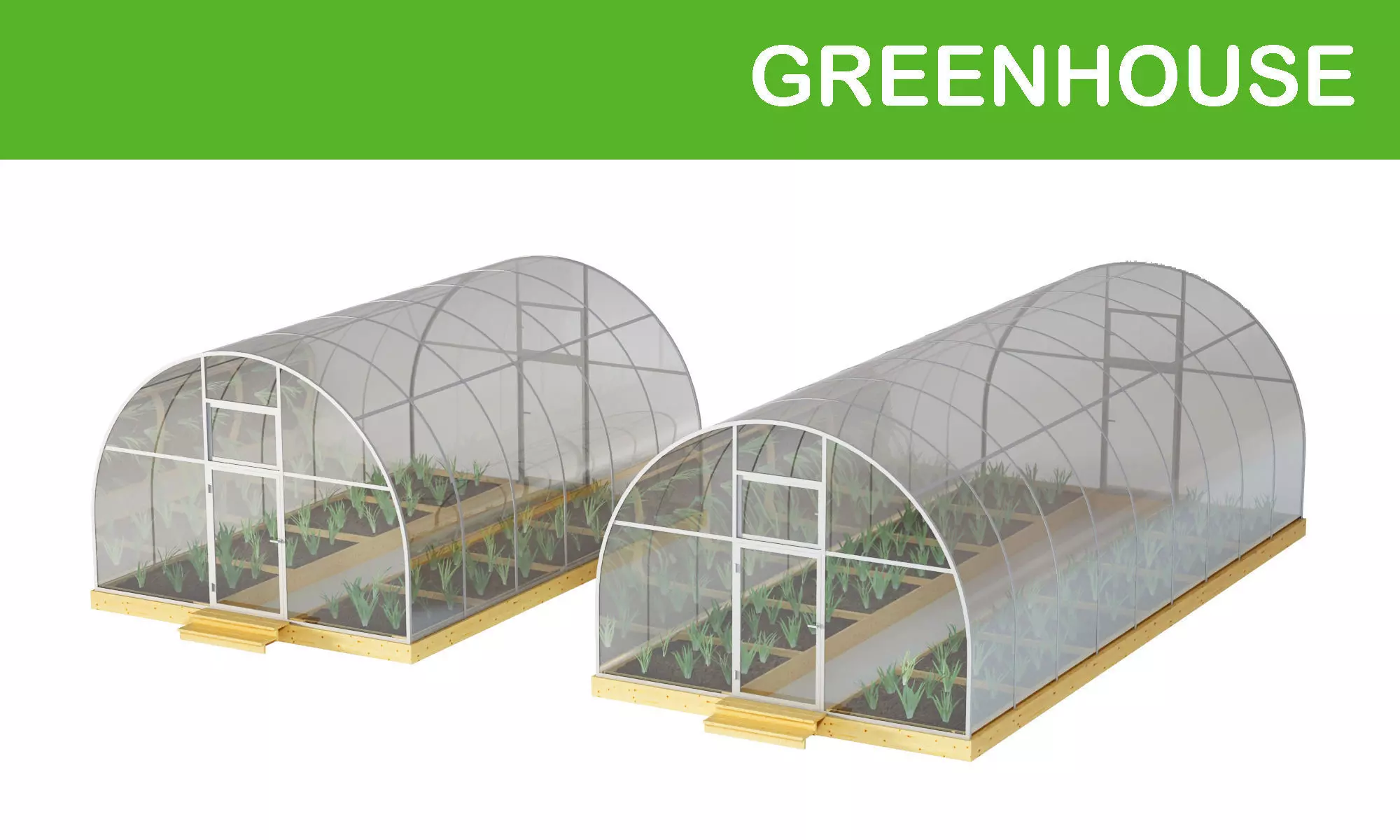 Greenhouse 3D model_0
